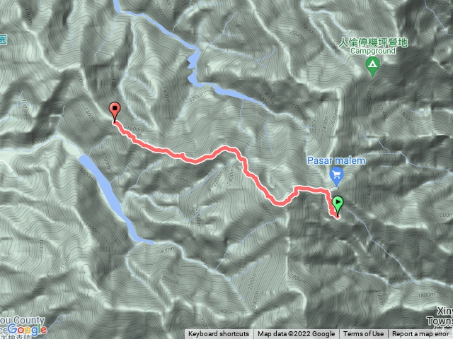 西巒大山(巒安堂→西巒大山三角點→人倫林道)