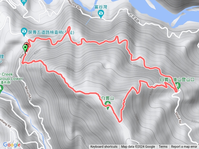 白賓山前上後下繞O