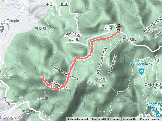 二子坪蝴蝶花廊向天池