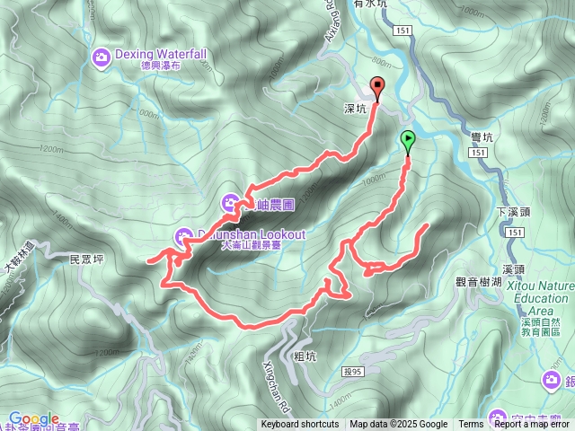 鹿谷大石公走樟空倫山七連峰O型114.11.15