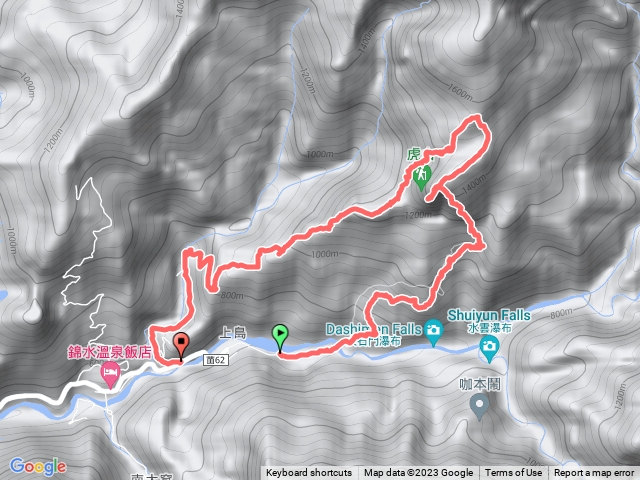 虎山、虎山西南峰O形健走