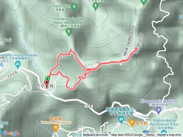 小觀音山小o路線西西峰跟主峰