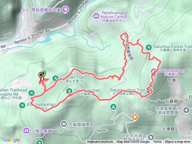 翠山步道-大崙頭,尾山O型