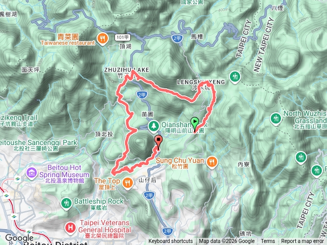 台北士林北投郊山行程：陽明山五瀑連走。(絹絲、大屯、小隱潭、翠峰、白雲)預覽圖