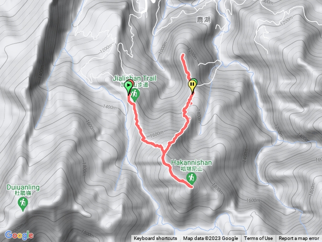 鹿湖山（山羊山）、哈堪尼山