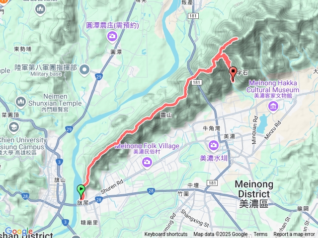 旗尾山、靈山、月光山連稜縱走(2025.02.02金牌)