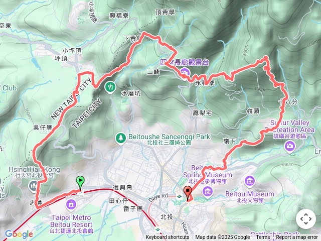 復興崗_忠義山_中正山_新北投預覽圖