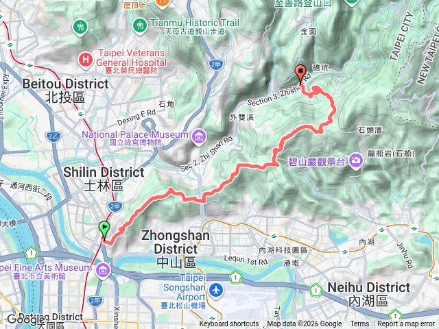 劍潭三峰下碧溪橋等公車預覽圖