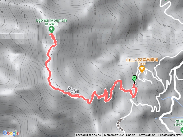 鵝公髻山(山上人家原去原回)