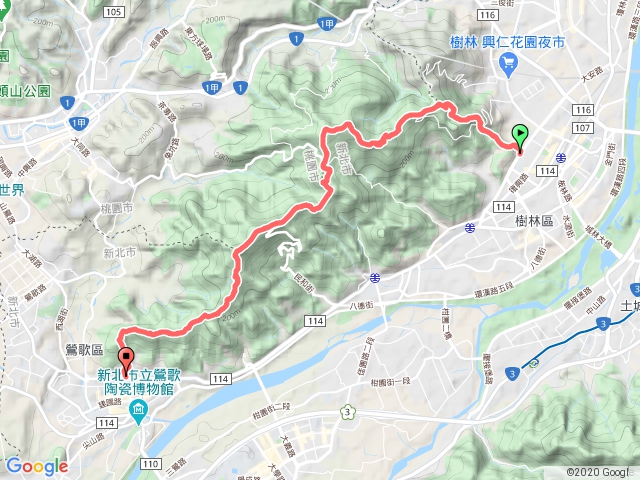 20191020 樹興里登山口, 青龍嶺, 大棟山, 望湖山, 市圖鶯歌分館