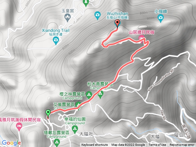 小百岳集起來五指山登山步道202209251032