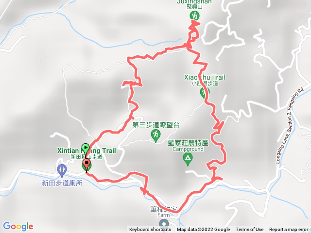 新田登山步道、聚興山