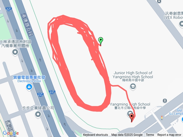 20250102陽明高中跑步練習