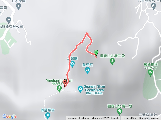 小百岳05-硬漢嶺步道(觀音山)20230826