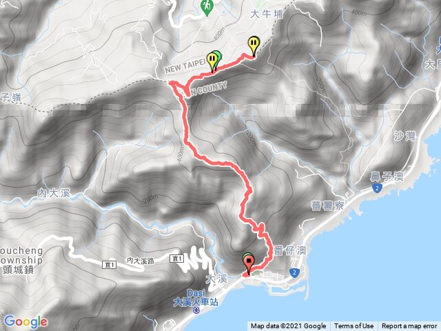 桃源谷大溪線來回