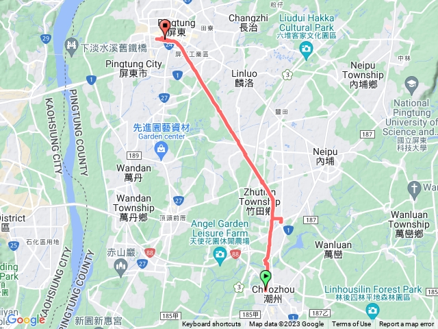 鐵路單車道健行-潮州—屏東市