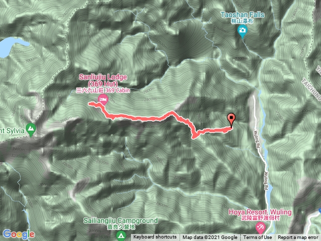 雪山東峰 黑森林