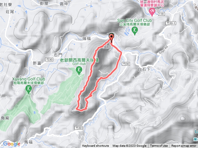 赤柯山+赤柯山南峰+東獅頭山O型