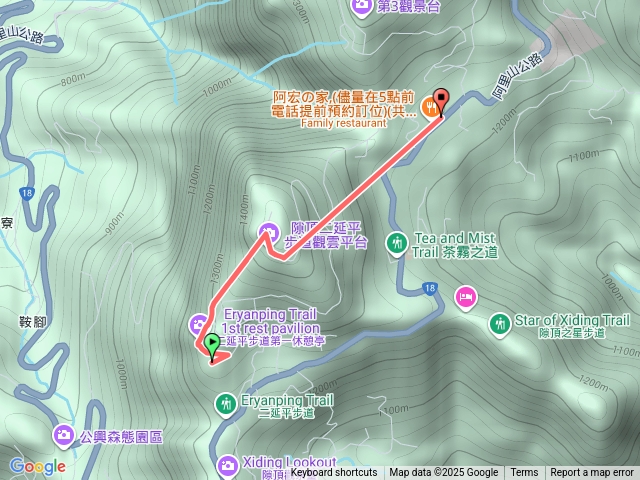 二延平茶山林步道