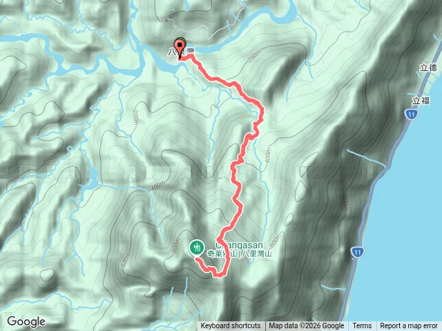 花蓮豐濱.瑞穗地區小百岳行程：八里灣山。(八里灣廢棄分校貓公溪登山口)預覽圖