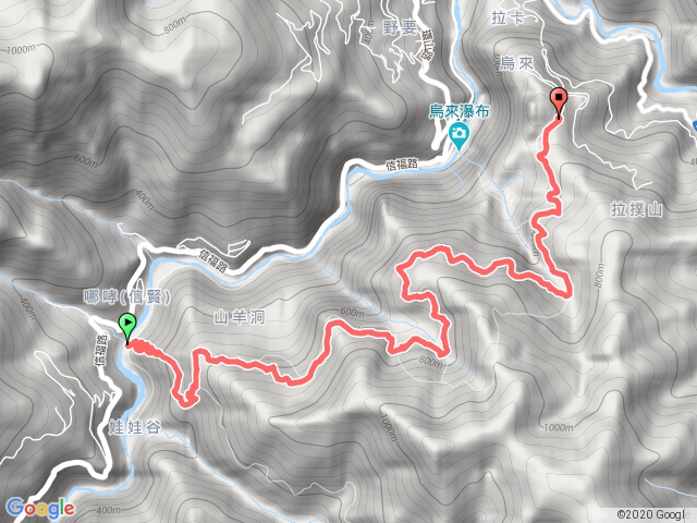 內洞林道+森林遊樂區步道