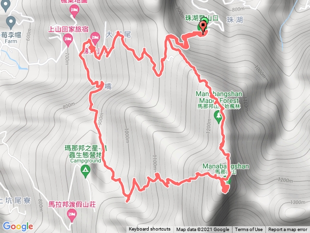 苗栗馬那邦山珠湖O形
