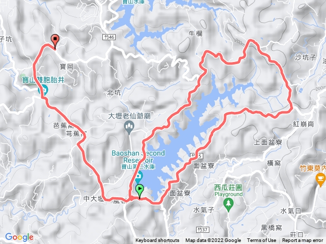 寶二水庫環湖