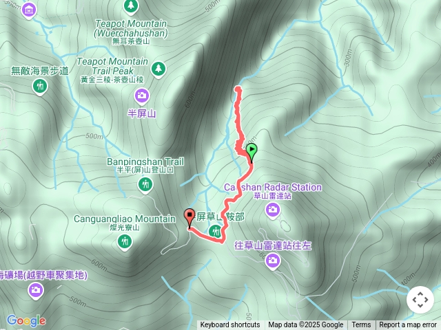 草山戰備道--半屏大瀑布