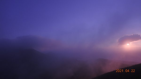 陽明山再見雲瀑觀音圈+月亮同框&夕陽4/22&241359674