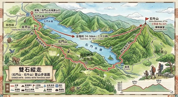 雙石縱走 O還2️⃣3050637