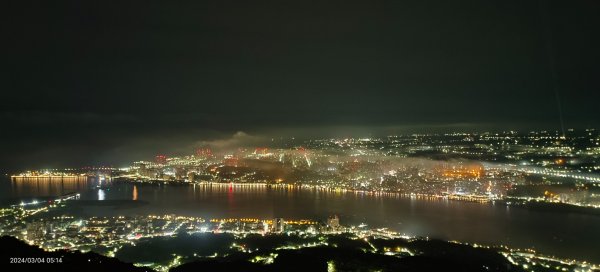 觀音山百萬夜景晨霧瀰漫&小觀音西峰3/42444968