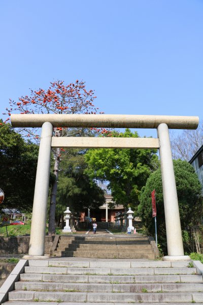 閩南式燕翹脊屋頂的日本神社。通霄神社852468