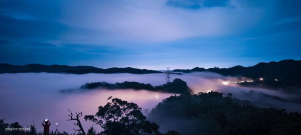 石碇趴趴走追雲趣 #石碇後山 #琉璃光 #月光雲海 #日出雲海 7/12&152834254
