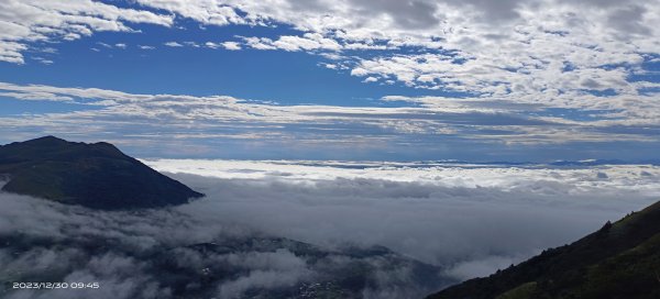 陽明山整天滿滿的雲海+最滿意的一次夕陽火燒雲202312302389464