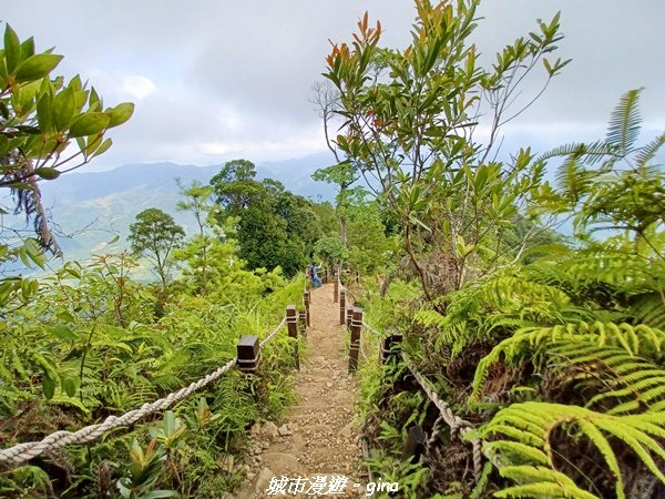 【台中和平】2022「谷關七雄，慢旅台中」登山活動認證。 瘦稜展望好視野。 谷關七雄~白毛山步道1804463