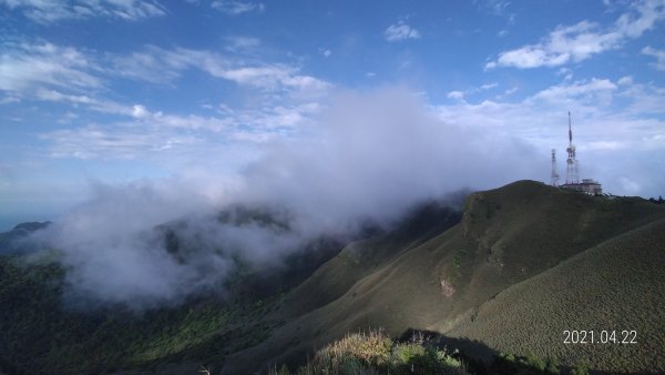 陽明山再見雲瀑觀音圈+月亮同框&夕陽4/22&241359283