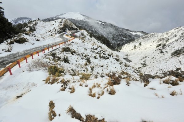 【新聞】夜間低溫山區道路易結冰，今（6）晚台14甲線合歡山路段預警性封閉。