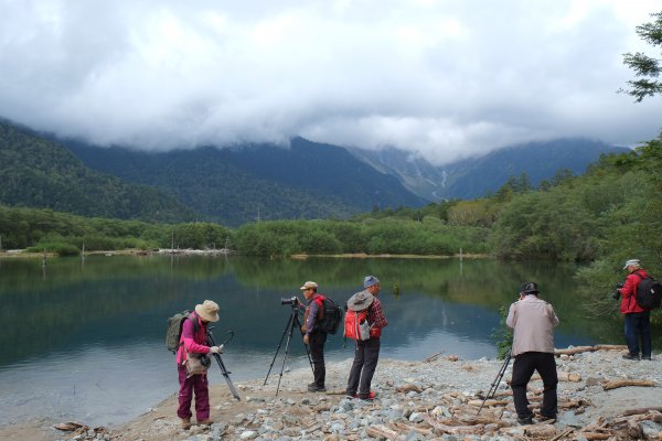 上高地河童橋735589