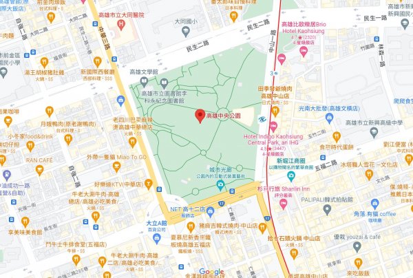 高雄中央公園路線圖