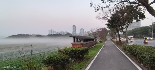 #觀音山 #夕陽 #夜景 #林梢步道 #關渡平原 #輻射霧  2/213003241