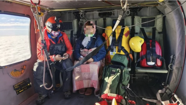 【新聞】27歲山友爬南二段高山症發作血氧剩60   空勤直升機及時救下山