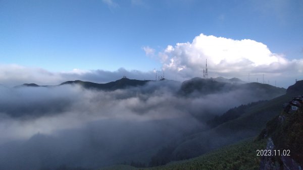 小觀音山西峰山嵐(雲海?)/觀音圈&夕陽/芒花&金剛(人猿)岩2334469