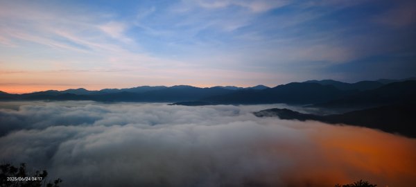 翡翠水庫壩頂 #火燒雲 #日出 #雲海 6/242820801