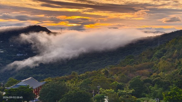 #新店四十份 #翡翠水庫 #日出 #雲瀑 #火燒雲 #雲海 9/23114404