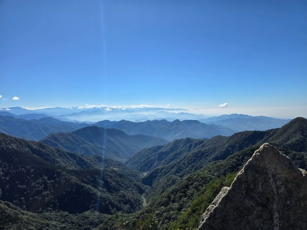 沒雲海只有藍天白雲的鳶嘴山2663257