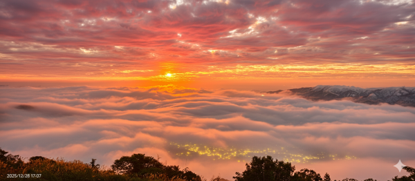 #馬那邦山 #夕陽 #雲海 #火燒雲 12/282974324