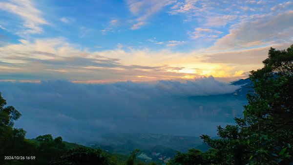 觀音山夕陽火燒雲雲海10/262636362