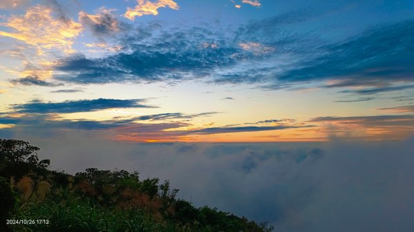 觀音山夕陽火燒雲雲海10/262636370