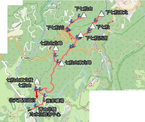 20251011七股山-七股山東北稜-七股山北峰-七股山東北峰-下七股西南-下七股-下七股東北-下七2910561