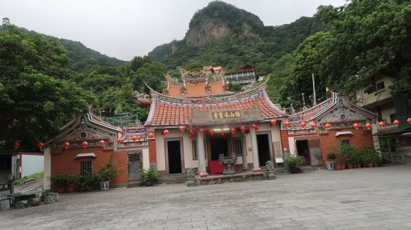 觀音山 凌雲寺> 占山步道>北橫一二段>旺寮> 龍形古道>八龍小亭>石壁腳>山徑>占山鞍部>占山步道 >凌雲寺